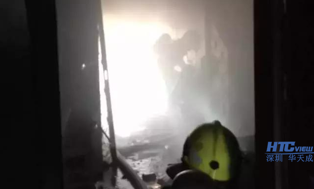 消防官兵IP對講援救現場