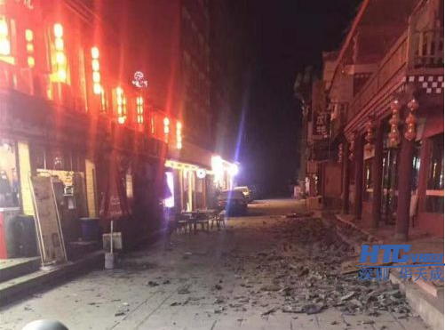 九寨溝地震受損的房屋