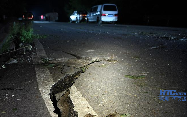 通往災區的S301線多處受損